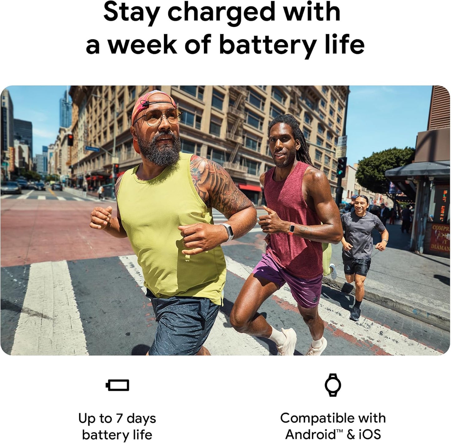 Fitbit Charge 6 – Fitness Tracker with GPS, Heart Rate, Google Apps & 6-Month Premium
