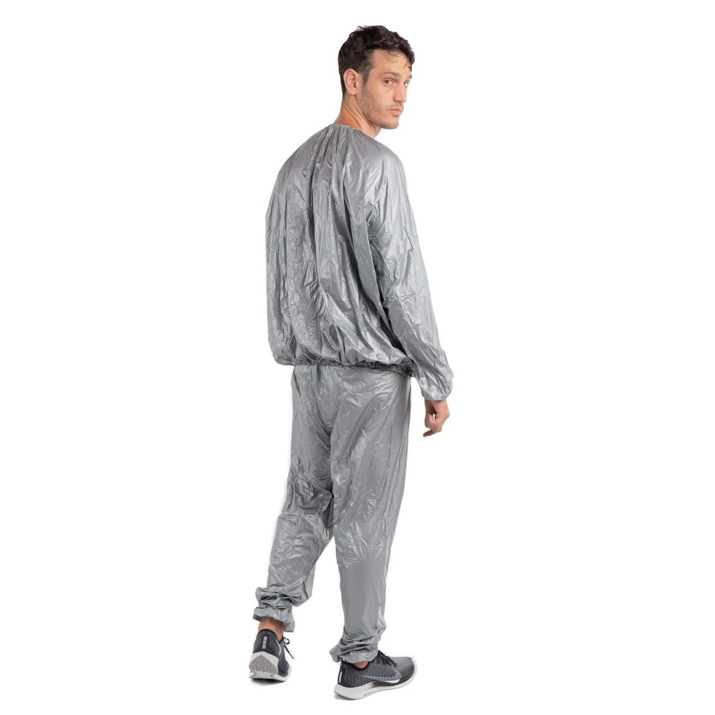 Sauna Suit for Men & Women – Sweat Workout Jacket & Pants Set for Weight Loss, Fitness & Gym Training