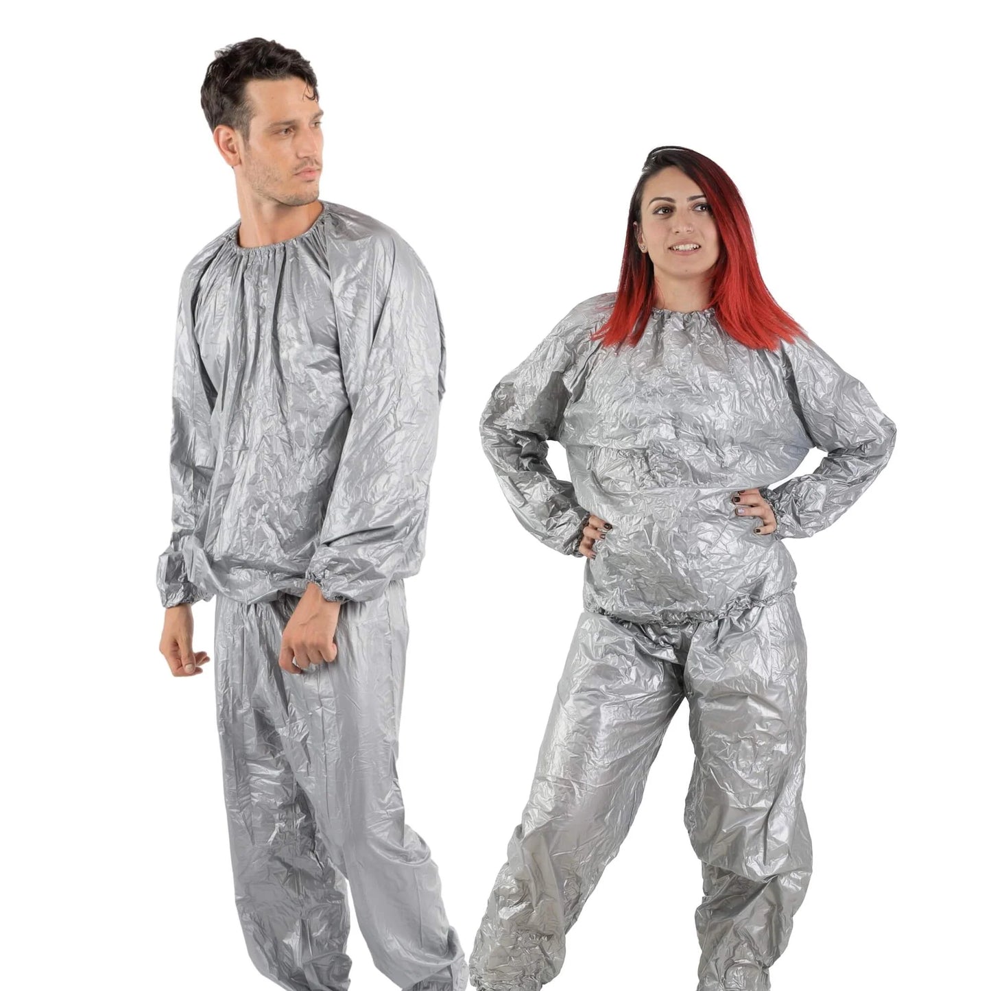 Sauna Suit for Men & Women – Sweat Workout Jacket & Pants Set for Weight Loss, Fitness & Gym Training