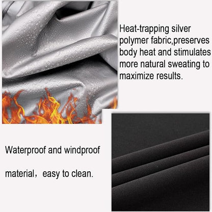 Sauna Jacket for Men – Long Sleeve Sweat Suit with Zipper | Workout, Gym & Boxing Training Shirt