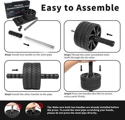 Ab Roller Wheel – Buy Ab Workout Equipment for Abdominal & Core Training, Exercise Wheel for Men & Women, Home Gym Fitness Equipment – Shop Now