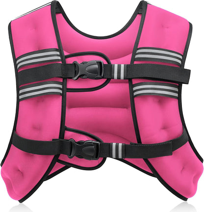 Adjustable Weighted Vest for Running, CrossFit & Strength – 6lb to 50lb Options