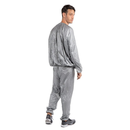 Sauna Suit for Men & Women – Sweat Workout Jacket & Pants Set for Weight Loss, Fitness & Gym Training