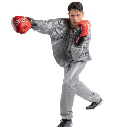 Sauna Suit for Men & Women – Sweat Workout Jacket & Pants Set for Weight Loss, Fitness & Gym Training