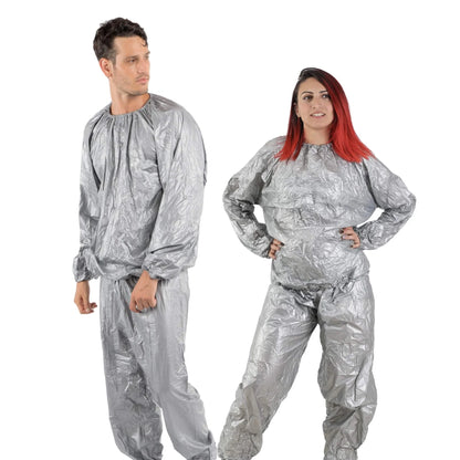 Sauna Suit for Men & Women – Sweat Workout Jacket & Pants Set for Weight Loss, Fitness & Gym Training